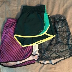 Nike and Champion Workout Shorts